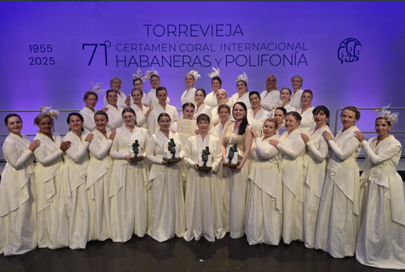 University of Latvia Women Choir “Balta” Triumphs in Spain 